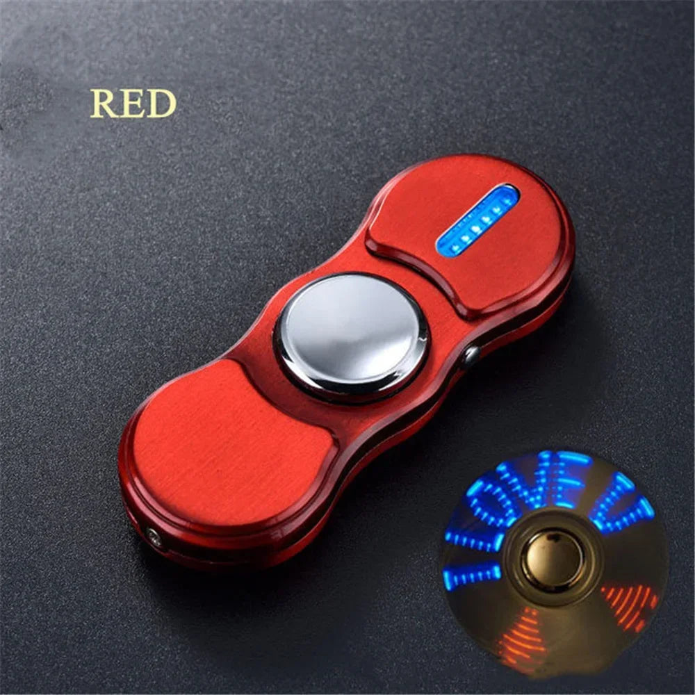 LED Electric Spinner Lighter