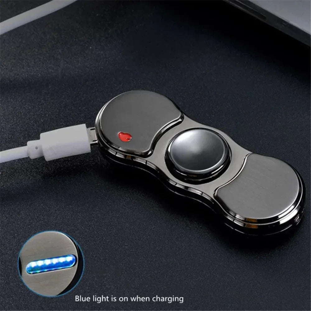 LED Electric Spinner Lighter