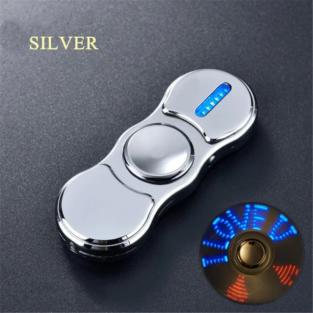 LED Electric Spinner Lighter