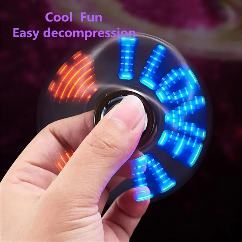 LED Electric Spinner Lighter