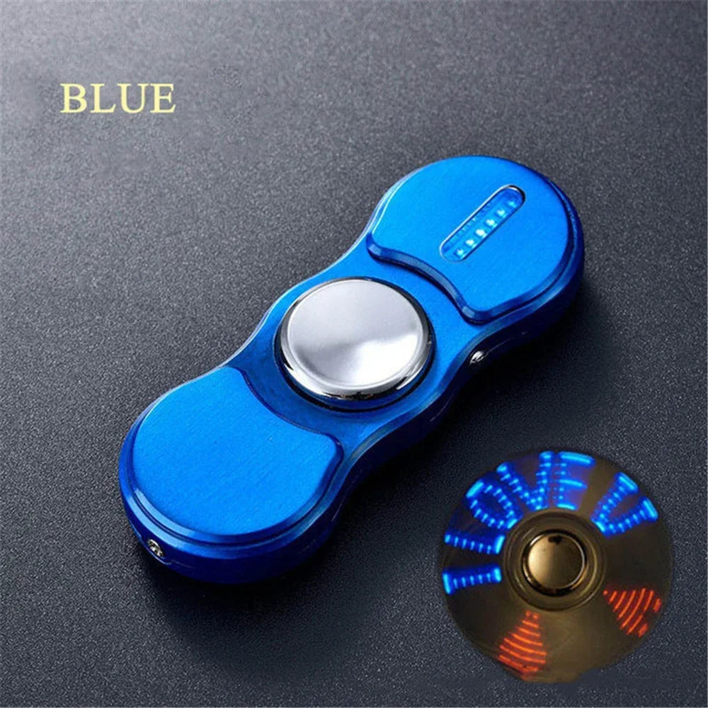 LED Electric Spinner Lighter