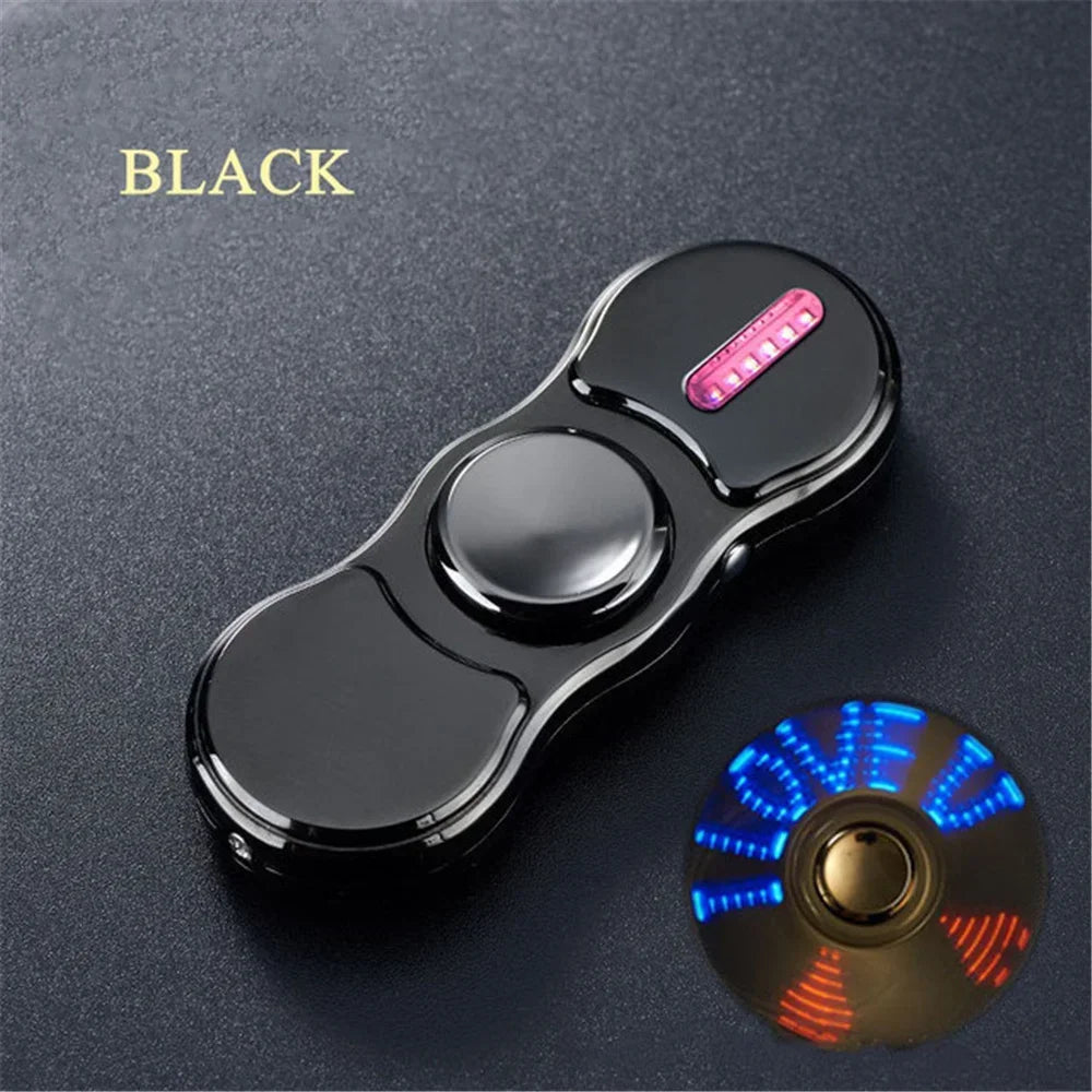 LED Electric Spinner Lighter