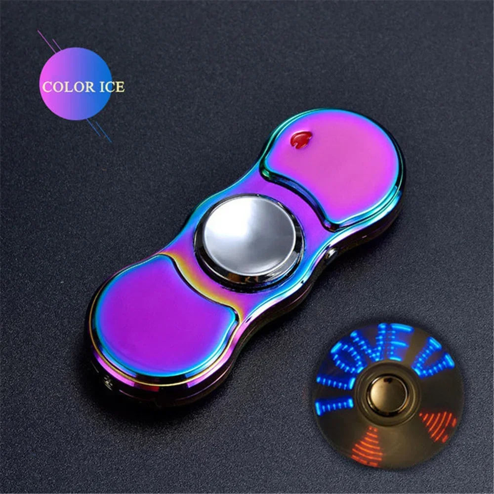 LED Electric Spinner Lighter