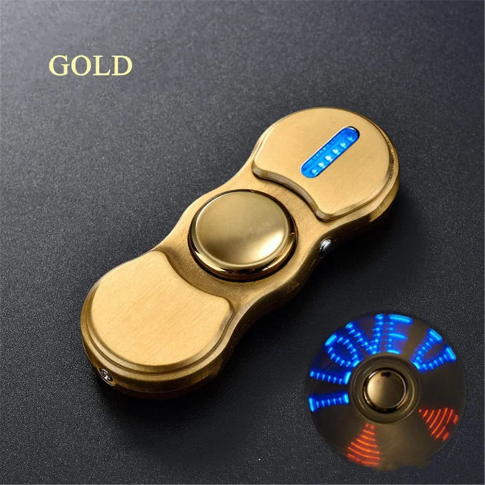 LED Electric Spinner Lighter