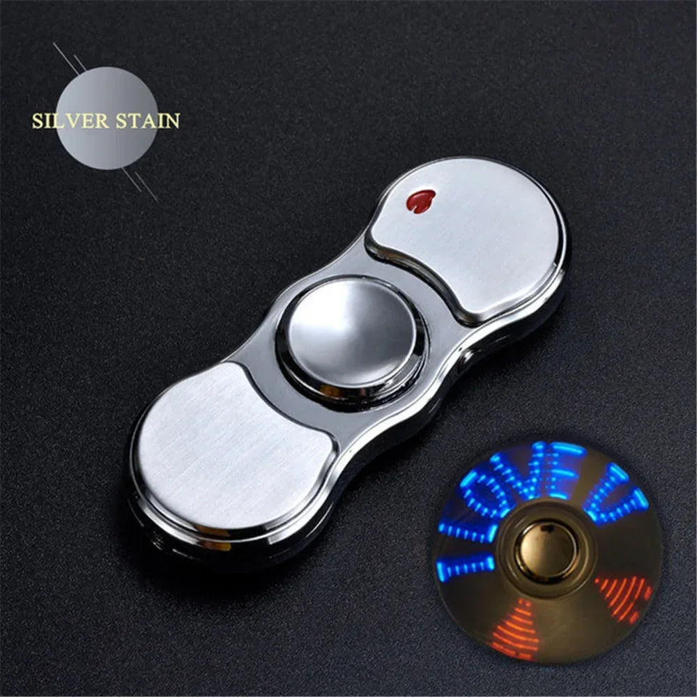LED Electric Spinner Lighter