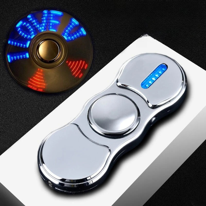 LED Electric Spinner Lighter